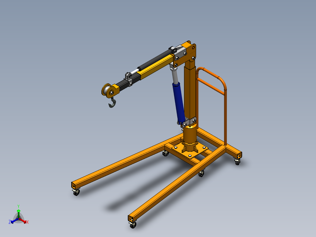 起重机-1(52)正等轴测图