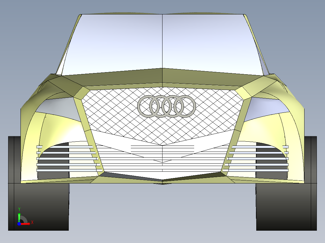 B2004719-奥迪404皮卡前视图