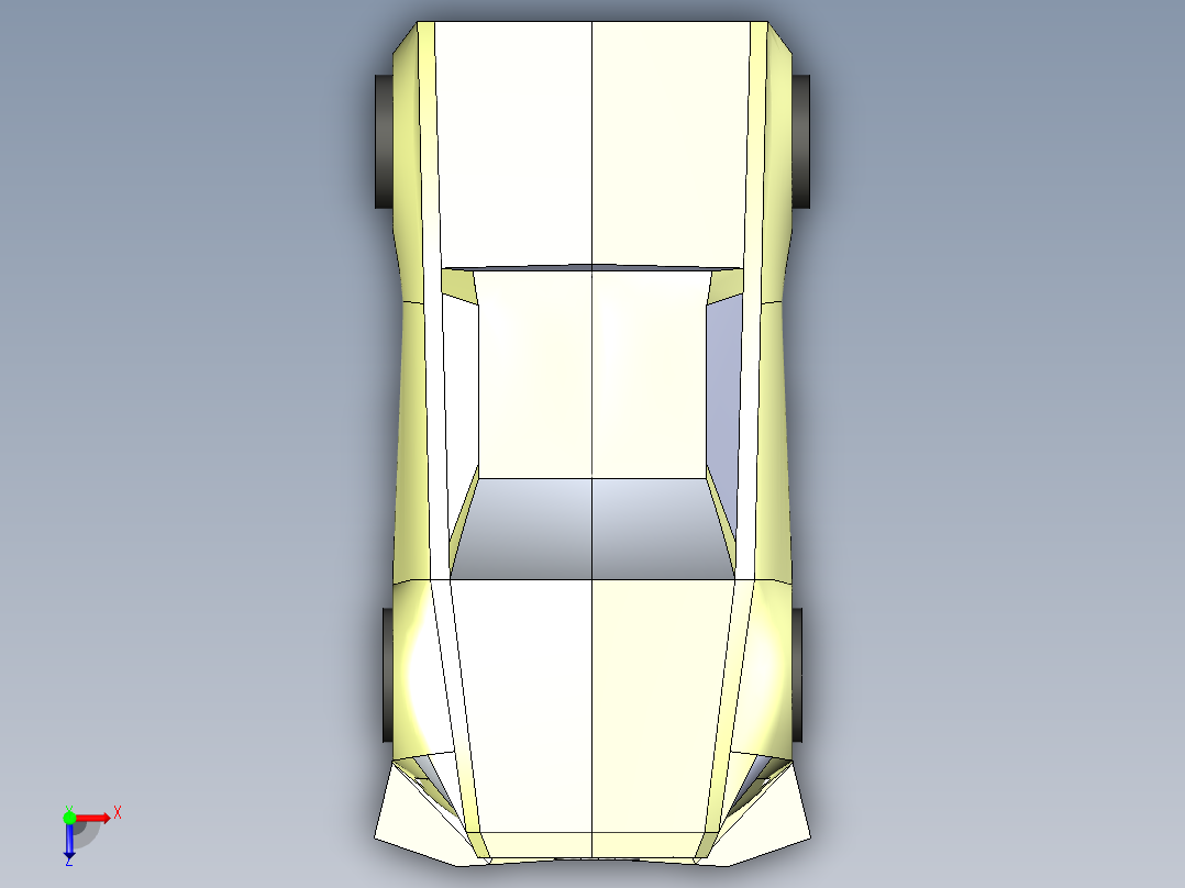 B2004719-奥迪404皮卡俯视图