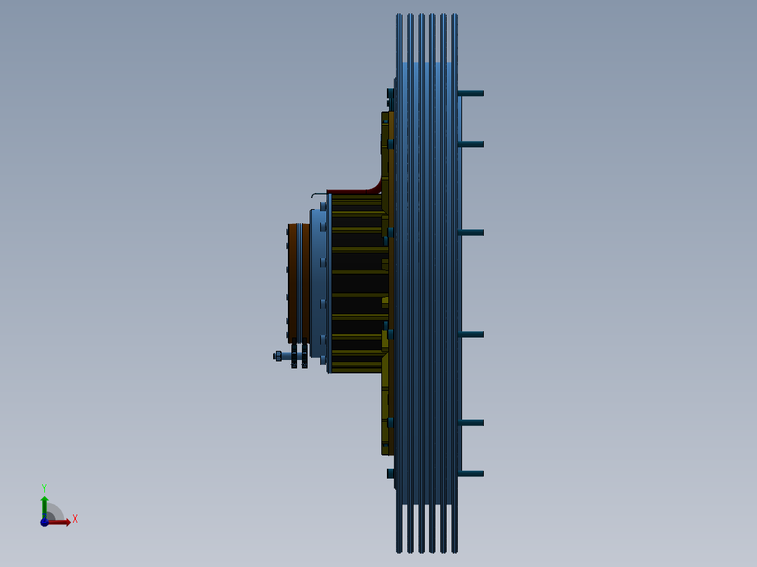 离合器(46)前视图