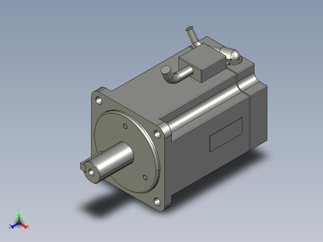安川电机SGMJV-08a_01正等轴测图