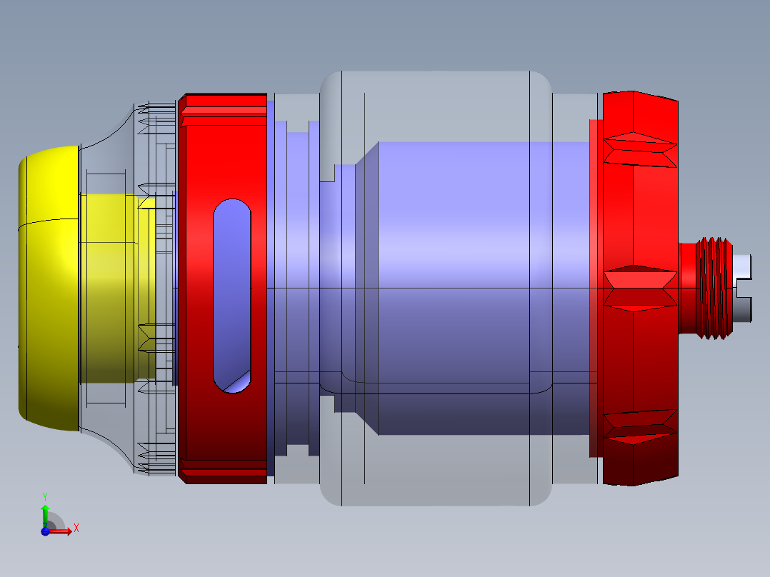 电子烟罐前视图