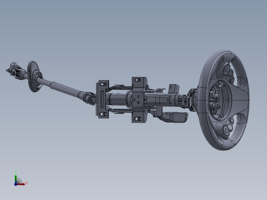 Smart汽车转向柱总成