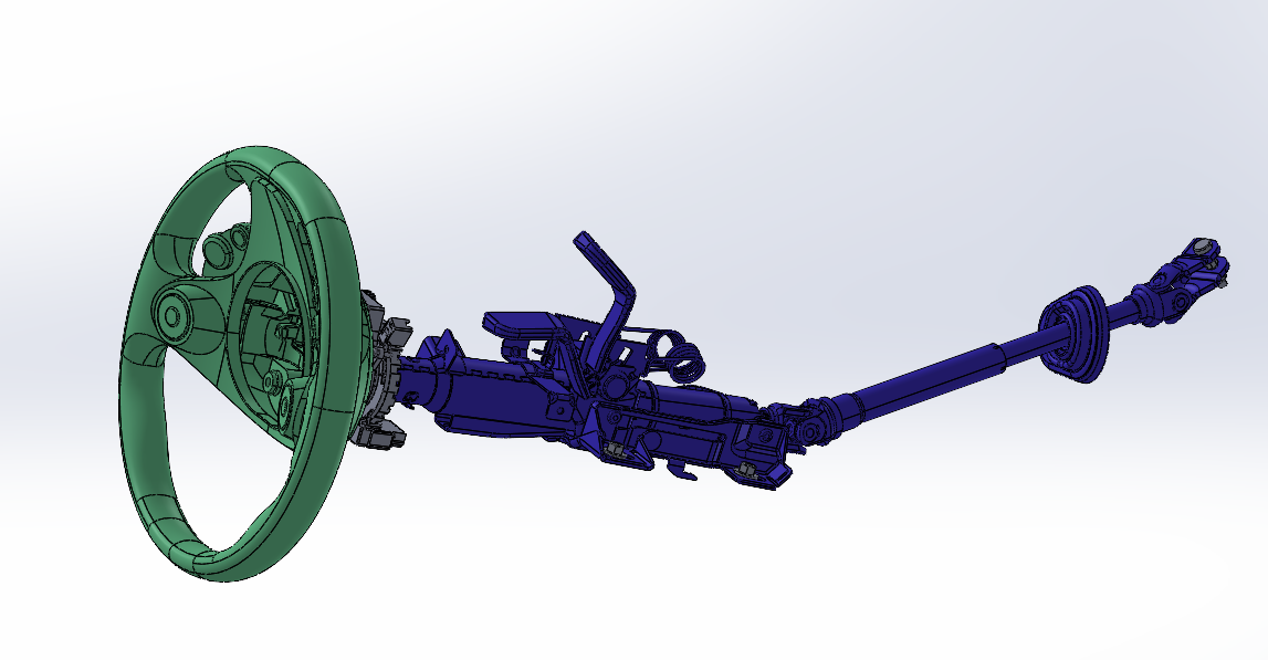 Smart汽车转向柱总成