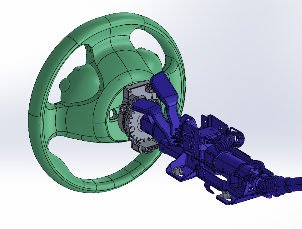 Smart汽车转向柱总成