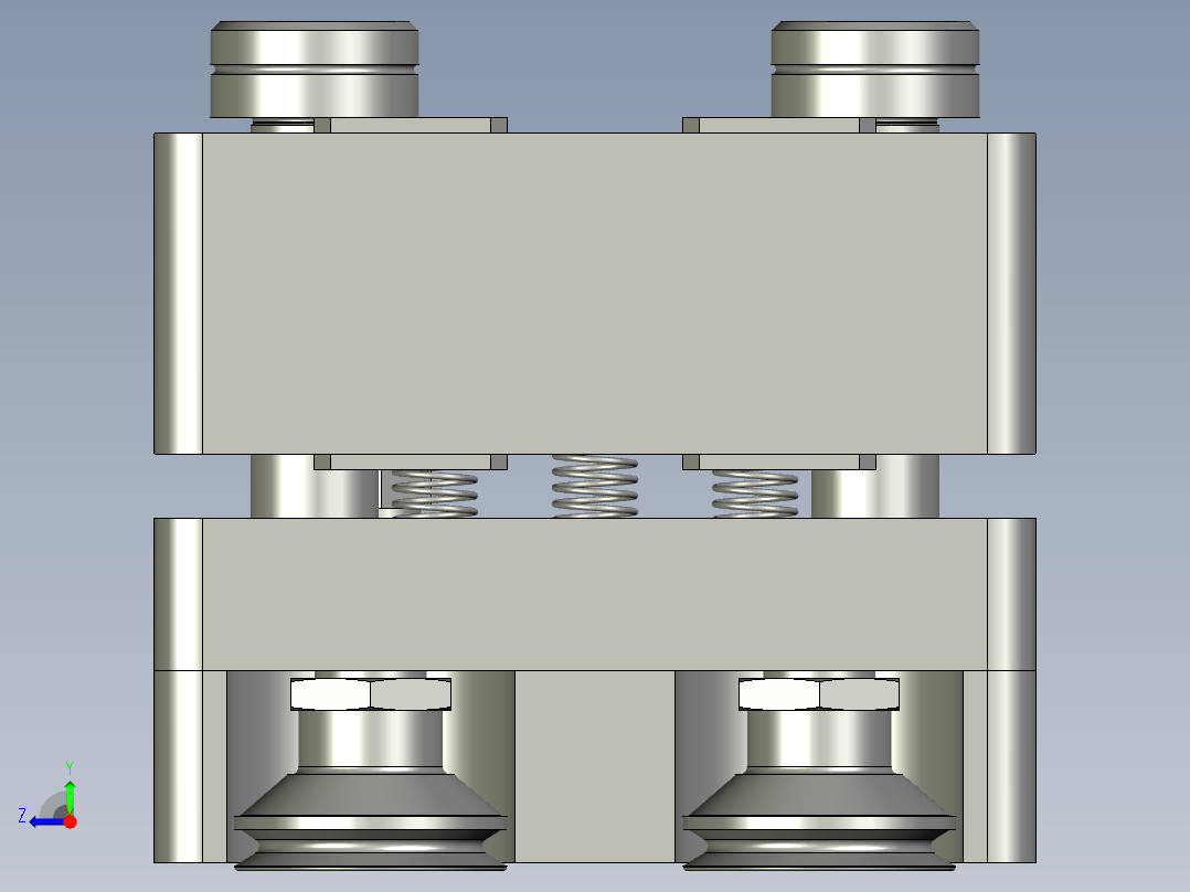 机器人处产品吸取模块右视图