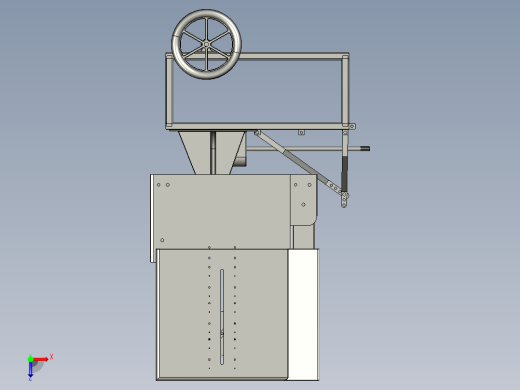 农作物小型收割器俯视缩略图