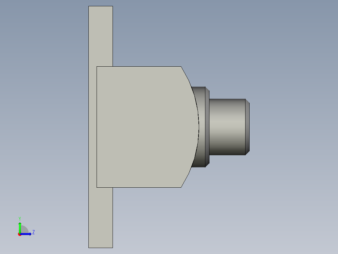 406弹簧插销新左视图