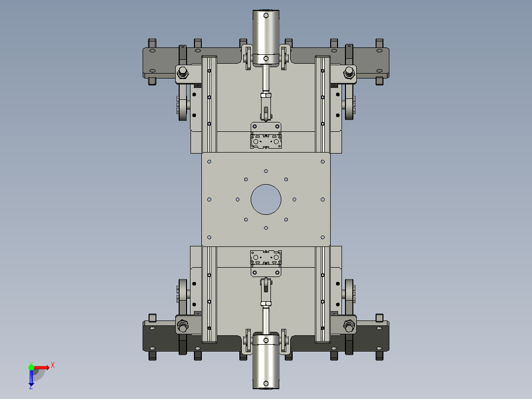6025-0200-0000(嘉德乐袋料码垛夹具)俯视图