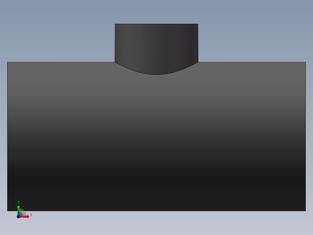 UPVC_RTEE_DN150_65前视图