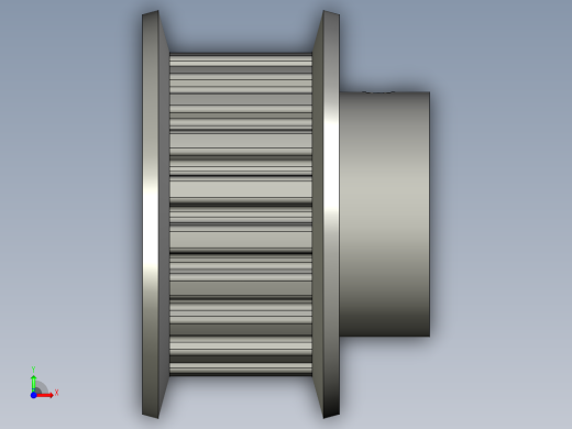 同步带轮ATPV20XL050-B-NK10前视缩略图