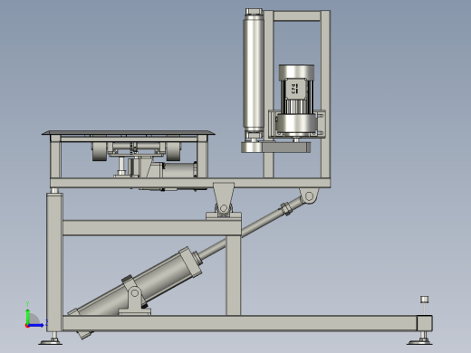 检测输送线的翻转机左视缩略图