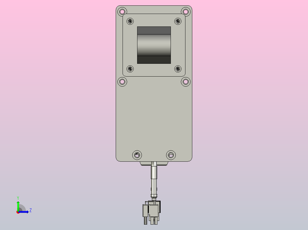 轻载电动缸TPA-ESR63-2010C-L50-MR-CA-W-P75-C3左视图