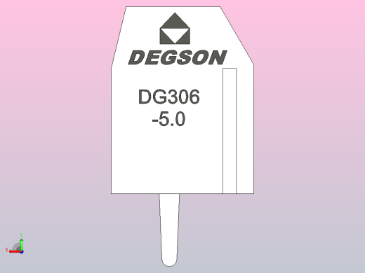 9针DG306 5白色间距5毫米后视缩略图