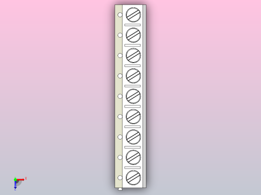 9针DG306 5白色间距5毫米俯视缩略图