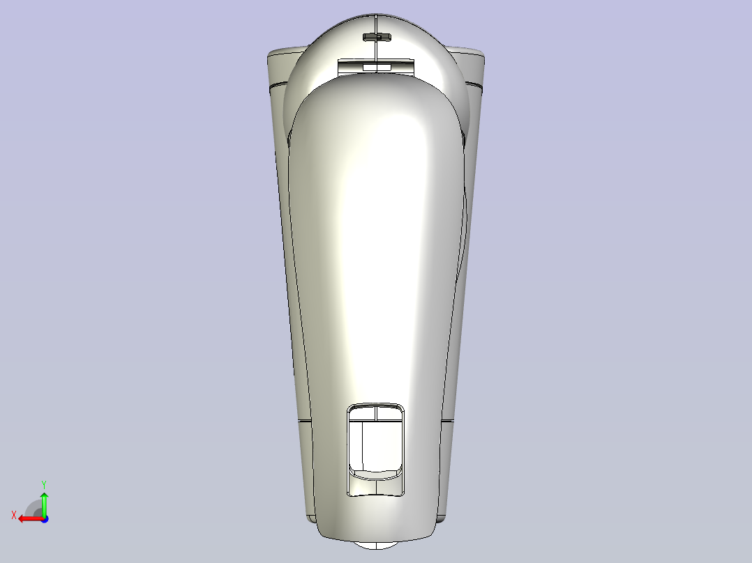 红外体温计-额温枪后视图
