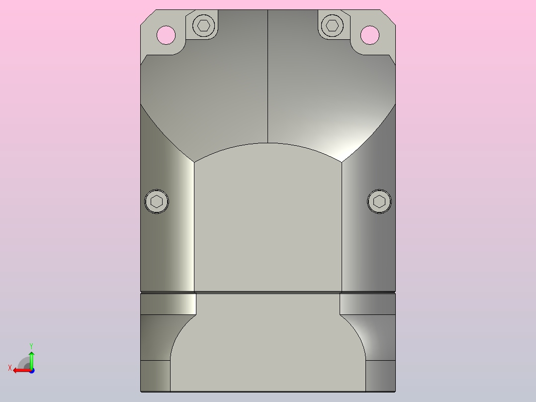 ZJGH115-L1 19-70-90-M6精密型ZJGH115转角行星减速机后视图