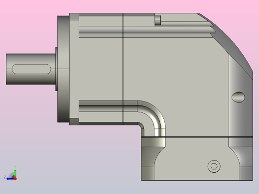 ZJGH115-L1 19-70-90-M6精密型ZJGH115转角行星减速机右视缩略图