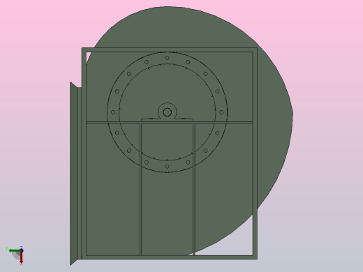 DKF(H)16.0-0°离心通风机[DKF(H)16.0-0°]后视缩略图