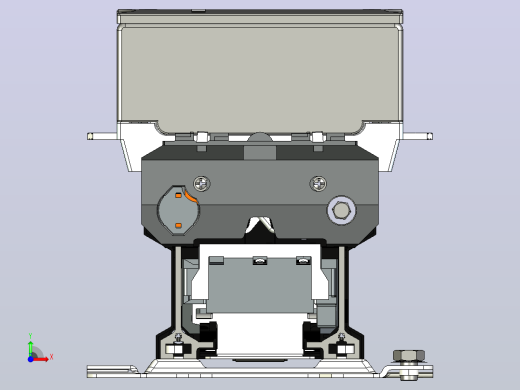 NC2-400-4P交流接触器三维模型202406前视缩略图