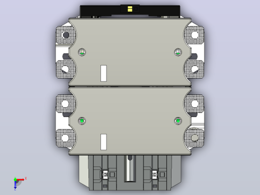NC2-400-4P交流接触器三维模型202406俯视缩略图