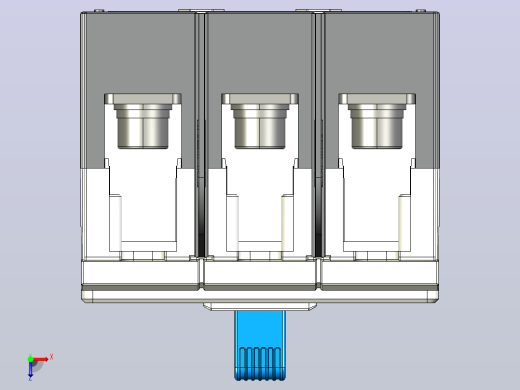 NM5-125F 3P塑料外壳式断路器三维模型202209俯视缩略图