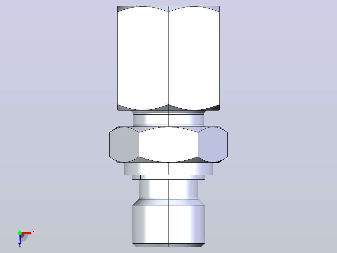 1CM-WD 1CM-WD 公制螺纹胶垫密封柱端[1DM-14-12WD-RN]俯视图