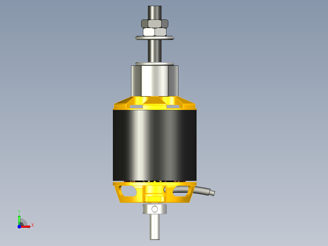 蝎子马达 SII-4035-250KV前视图