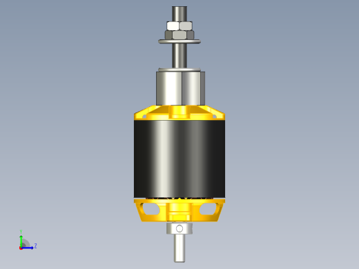 蝎子马达 SII-4035-250KV左视缩略图
