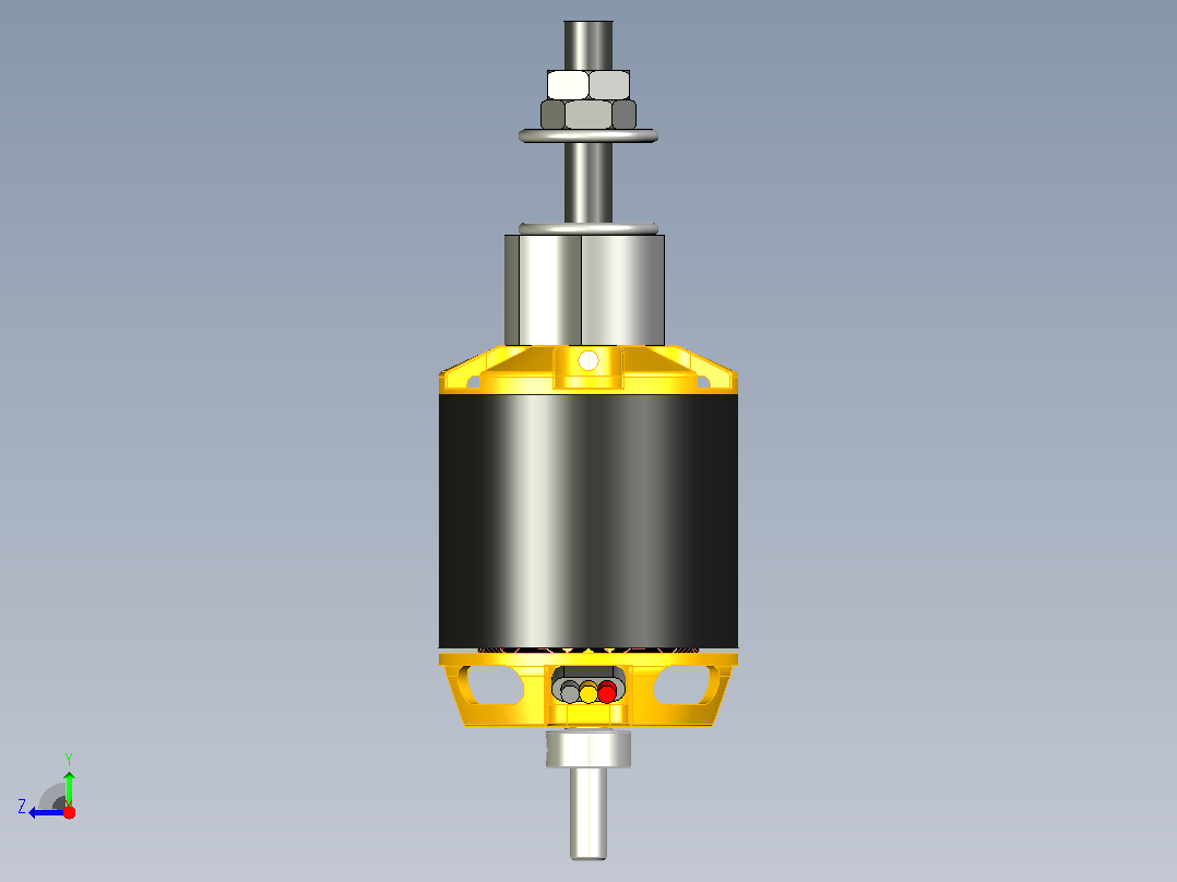 蝎子马达 SII-4035-250KV右视图