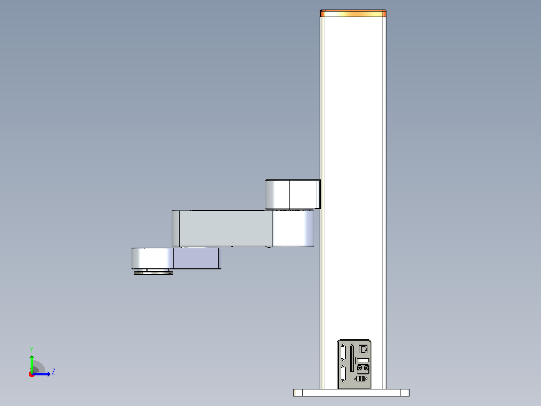 协作机械臂 4150-Z-Arm-step左视图