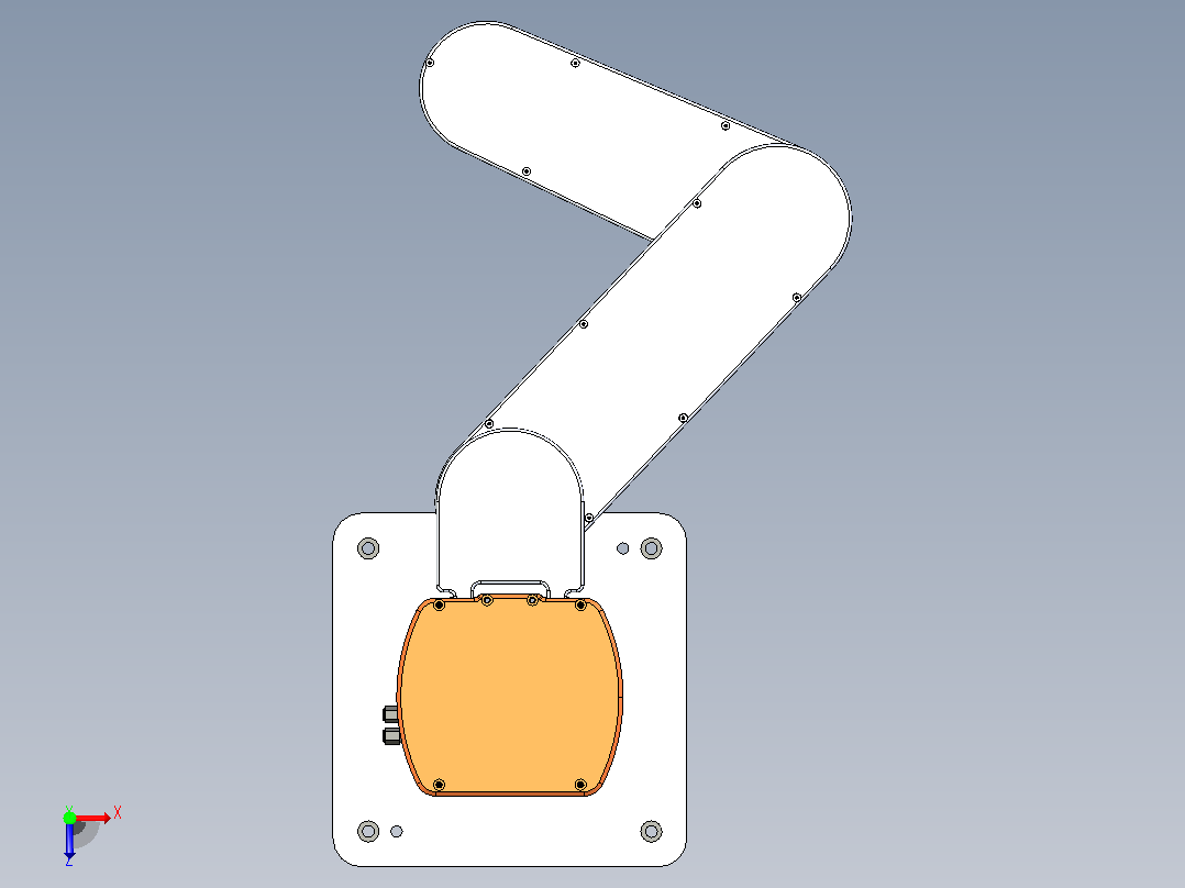 协作机械臂 4150-Z-Arm-step俯视图