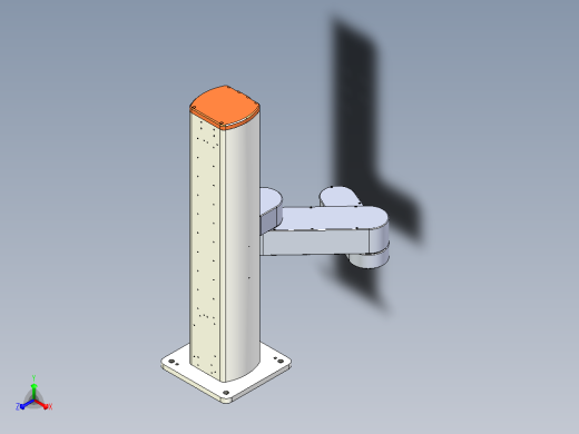 协作机械臂 4150-Z-Arm-step正等轴测缩略图