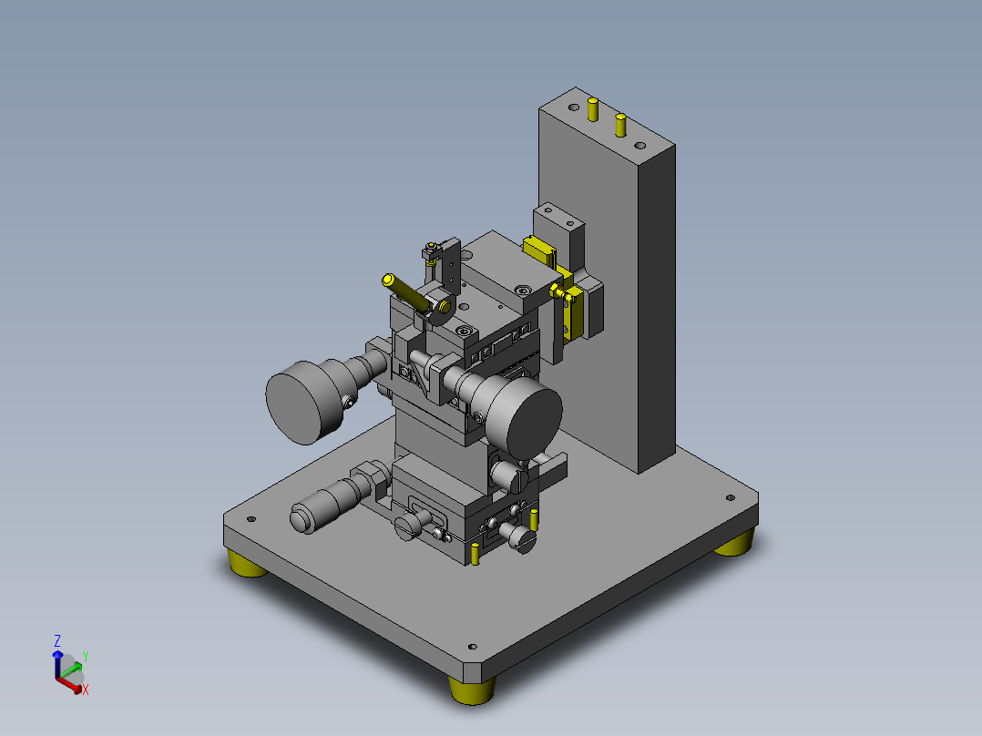 激光头俯仰调整夹具