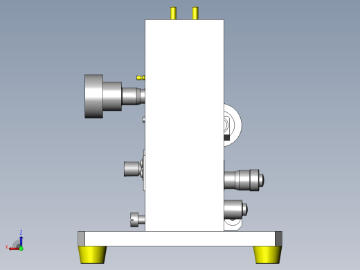 激光头俯仰调整夹具后视缩略图