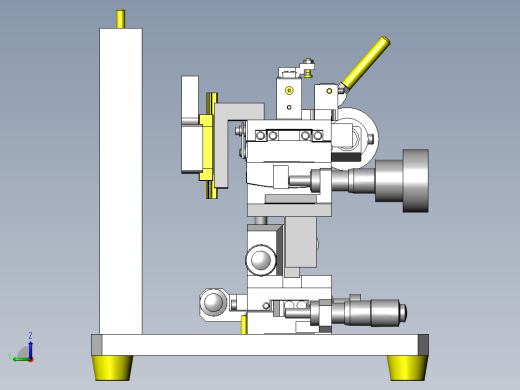 激光头俯仰调整夹具左视缩略图