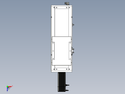 Toyo东佑达直线模组-ECH17-200-BC-400W+煞車俯视缩略图