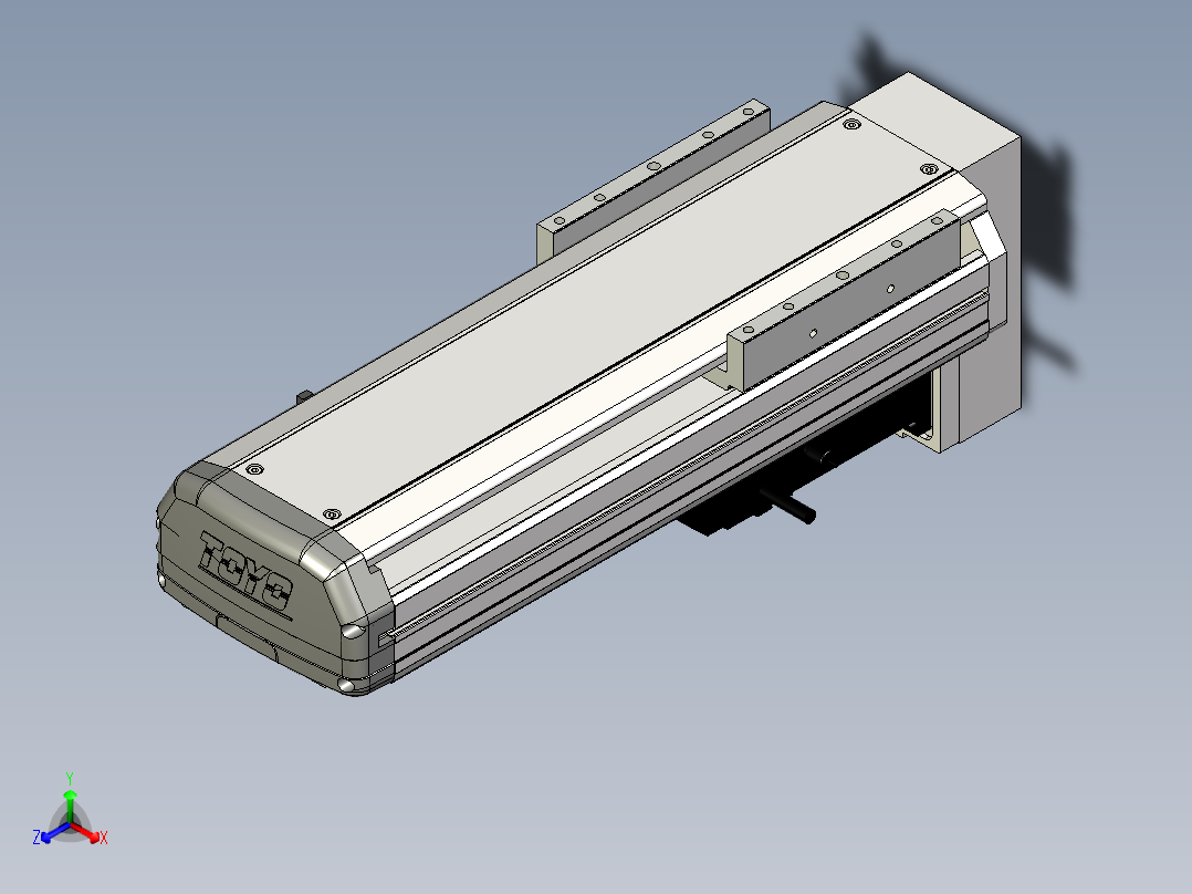 Toyo东佑达直线模组-ETH14-200-BM-200W+煞車正等轴测图