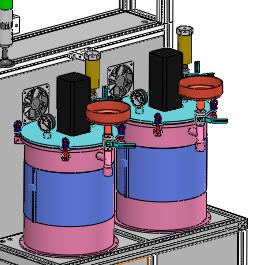 悬臂式灌胶机3D图纸 SolidWorks绘制图纸 搅拌式灌胶机3d三维模型