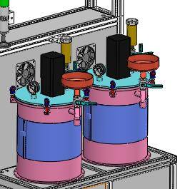悬臂式灌胶机3D图纸 SolidWorks绘制图纸 搅拌式灌胶机3d三维模型缩略图