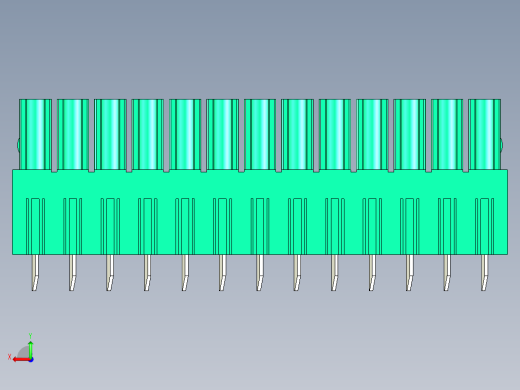 DEGSON 15EDG 系列 3.5mm 插拔式接线端子 FullPack-15EDGB-3.5-13P-14-00AH后视缩略图