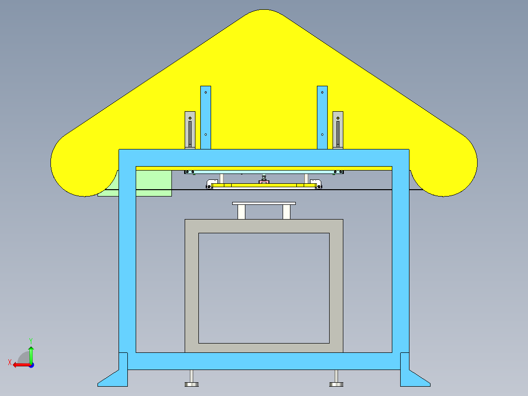 带式砂光机-带式压力机后视图