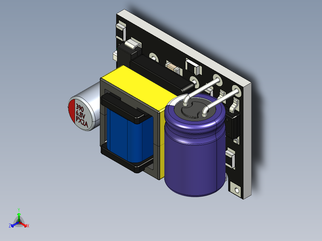 电源2 (32)正等轴测图