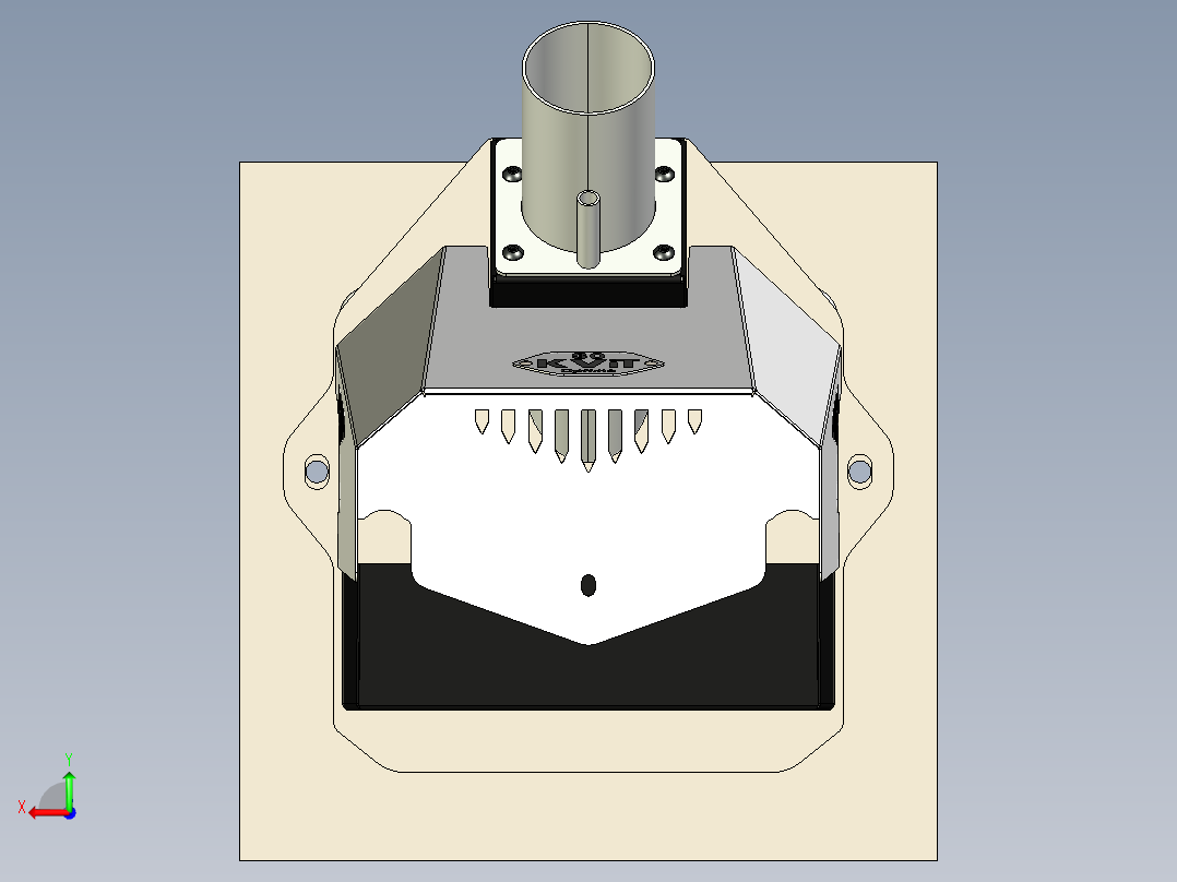 颗粒燃烧器20-60千瓦后视图