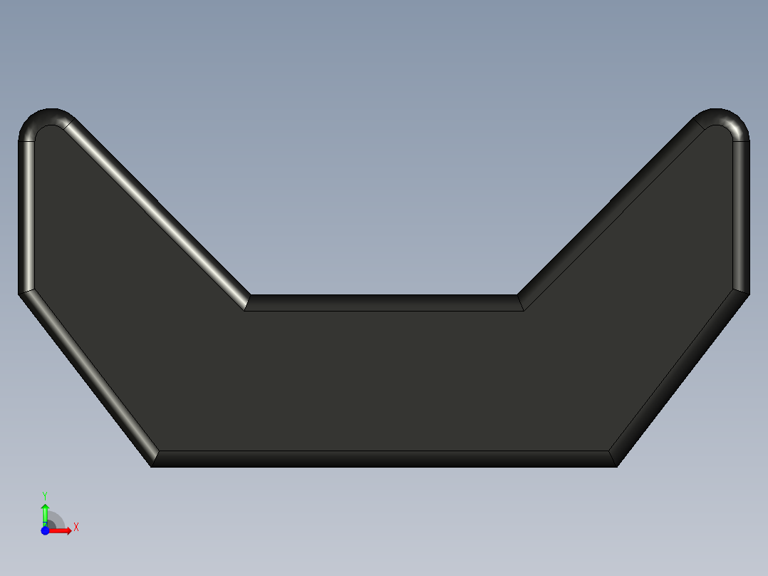 型材-KJN UNIVERSAL CABLE BRACKET KJN093059前视图