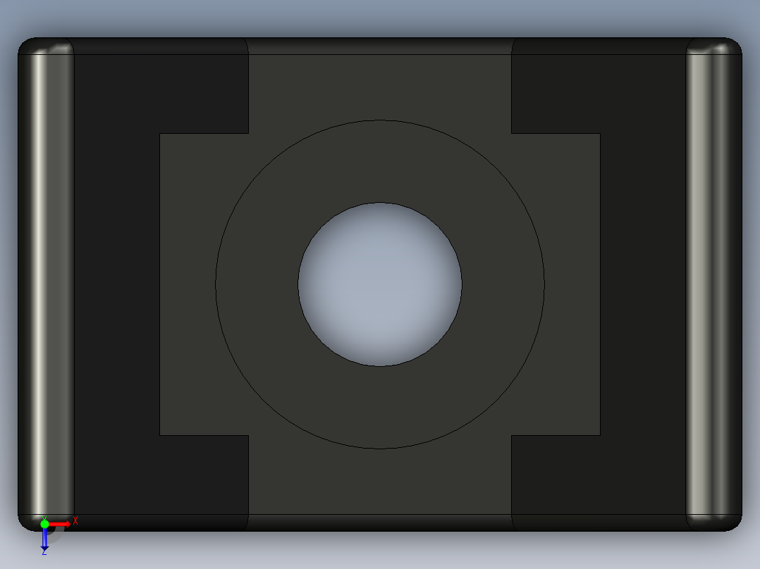 型材-KJN UNIVERSAL CABLE BRACKET KJN093059俯视图