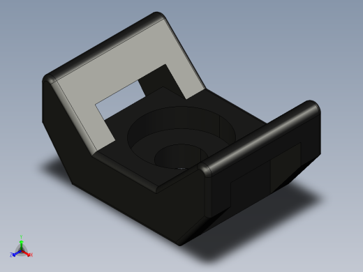 型材-KJN UNIVERSAL CABLE BRACKET KJN093059正等轴测缩略图