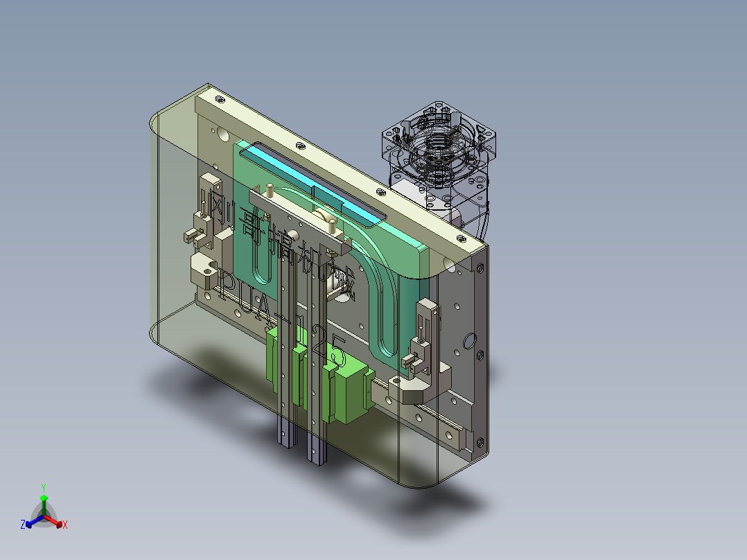 3-PPU搬运模组及配件正等轴测图
