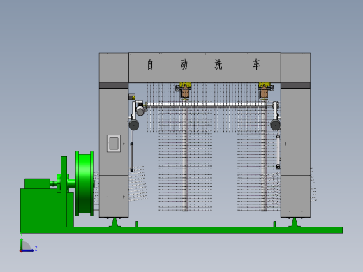自动洗车机模型771522==280