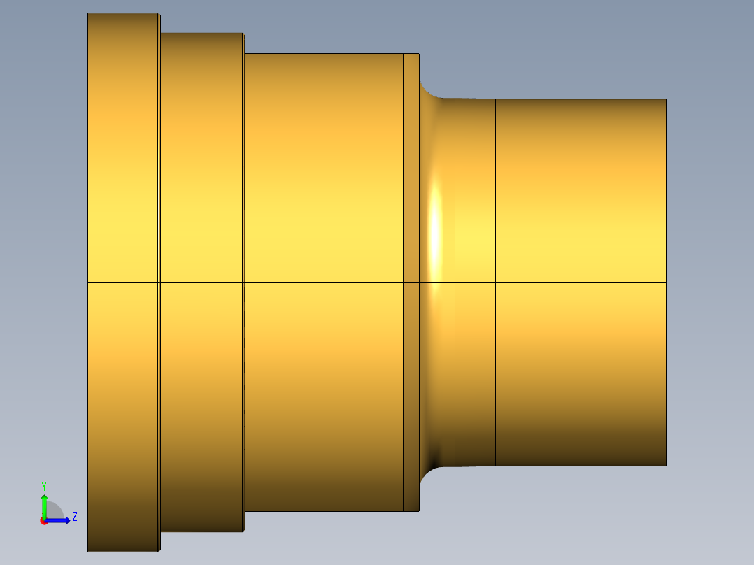16QBRO 与男性螺纹黄铜联盟结束左视图